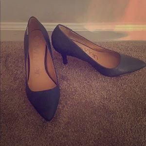 Navy Blue Heels- Calvin Klein